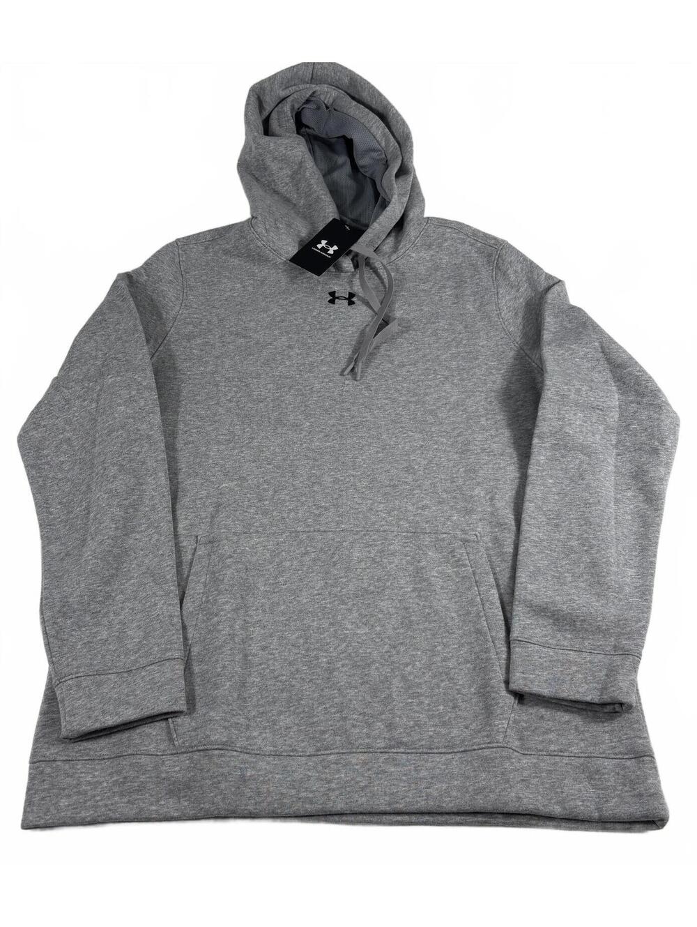 Under Armour Women's Gray Soft Fleece Hustle Hoodie Size L NWT